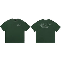 Cole Buxton Dark Green Script Signature Graphic T-Shirt