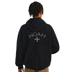 NOAH MARS Zip Hoodie Cardigan First Gen Black Soul Cross Embroidery Autumn Winter