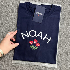 NOAH BWCJ 2024 Loose Crew Neck Couple Long Sleeve Cotton T-shirt