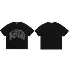 Cole 26SS Buxton 极简字母logo标语印花贴布刺绣高街短袖T恤宽松
